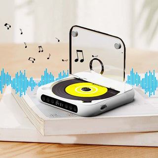 Sakerplus® Tragbarer Bluetooth-CD-Player
