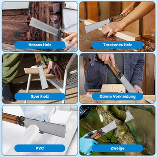 Sakerplus® Tragbare Klappbare Doppelseitige Säge