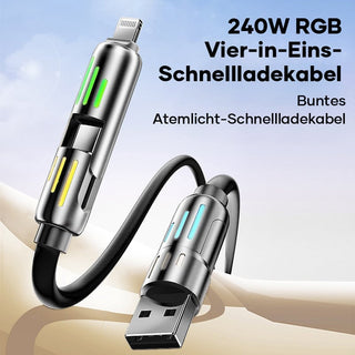 Sakerplus® 240 W 4-in-1 USB-C-Kabel