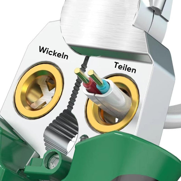 Sakerplus® 8-in-1 Abisolierzange mit Spannungsprüfer