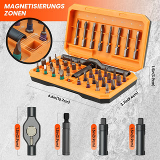 Sakerplus® 42 in 1 Magnet-Schraubendreher-Set