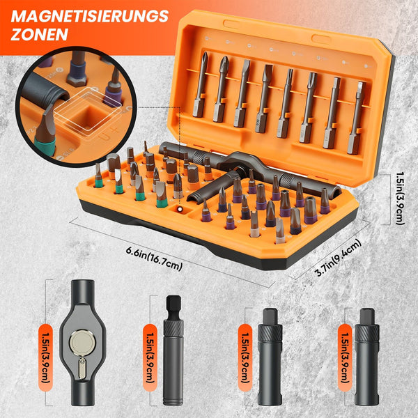 Sakerplus® 42 in 1 Magnet-Schraubendreher-Set