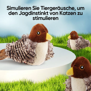 Sakerplus® Simulierter zwitschernder Vogel - Katzenspielzeug