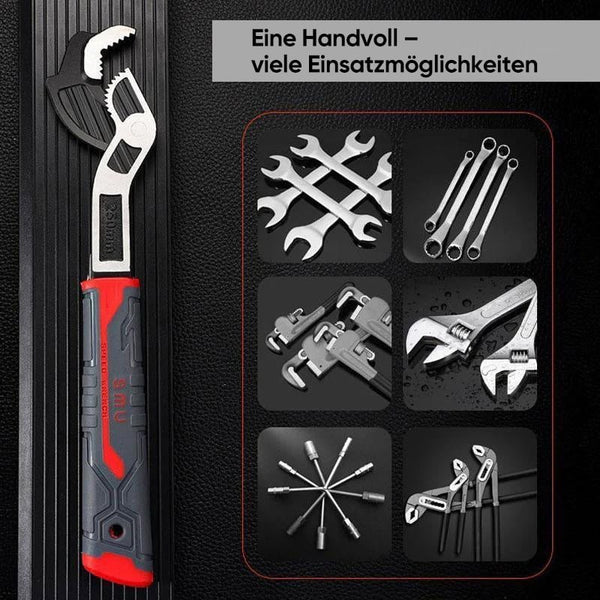 Sakerplus® Schraubenschlüssel mit Selbstsperre, multifunktional