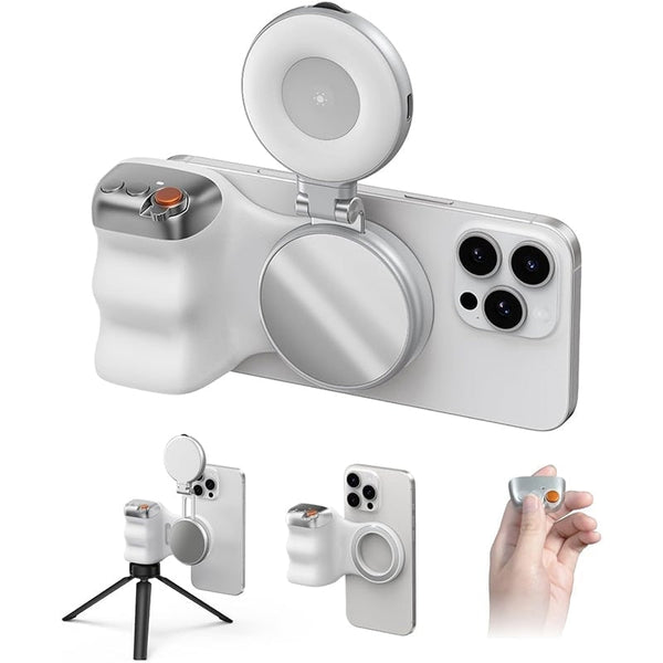 Sakerplus® Fun Shot Magnetgriff & Magnetisches Selfie-Licht