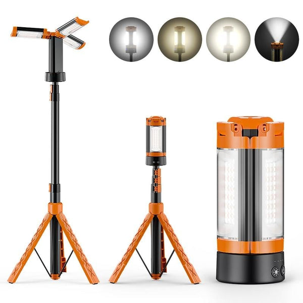 Sakerplus® Verbesserte tragbare Campingleuchte mit Halterung