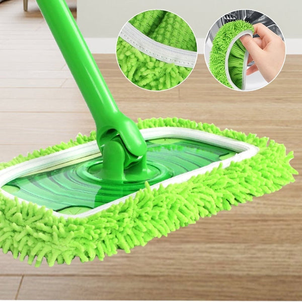 Sakerplus® Ersatz-Wischbezüge aus Chenille für die Bodenreinigung