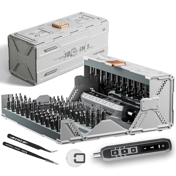 Sakerplus® 180-in-1 Präzisions-Elektroschraubendreher-Set