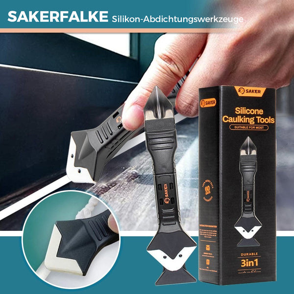 Sakerplus® 3 in 1 Silikonentferner Set Dichtungs Werkzeugsatz