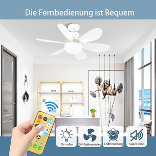Sakerplus® Deckenventilator mit Licht