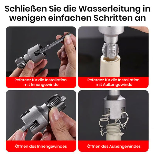 Sakerplus® Gewindeschneider für Rohre