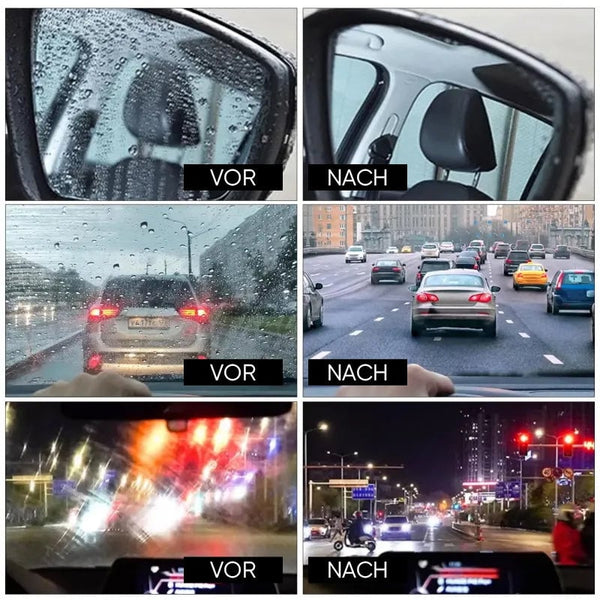 Sakerplus® Ölabweisende Folie für Autoscheiben
