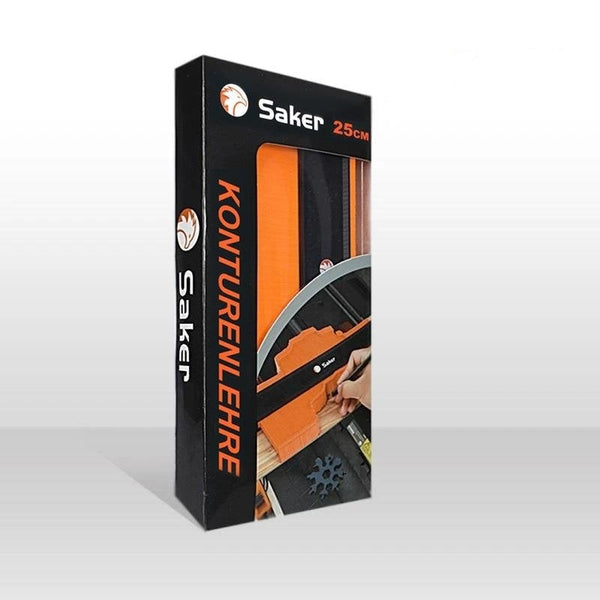 Sakerplus® 12/25CM Konturenlehre Profillehre - Vervielfältigungslehre mit Schloss