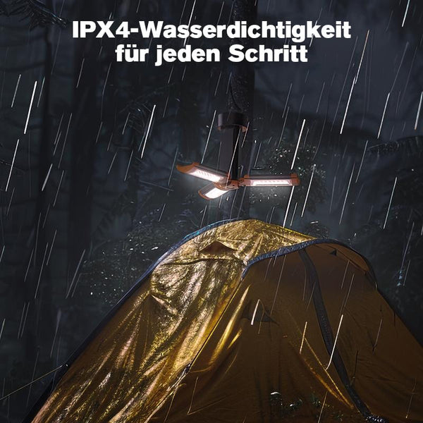 Sakerplus® Verbesserte tragbare Campingleuchte mit Halterung