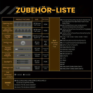 Sakerplus® 180-in-1 Präzisions-Elektroschraubendreher-Set
