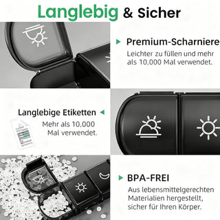 Sakerplus® Mehrfach-Tablettenschneider mit Präzisionsführung
