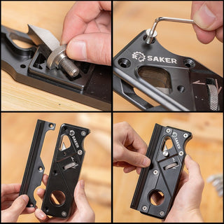Sakerplus® Holzbearbeitungskanten Eckenhobel Set