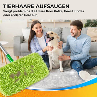 Sakerplus® Ersatz-Wischbezüge aus Chenille für die Bodenreinigung