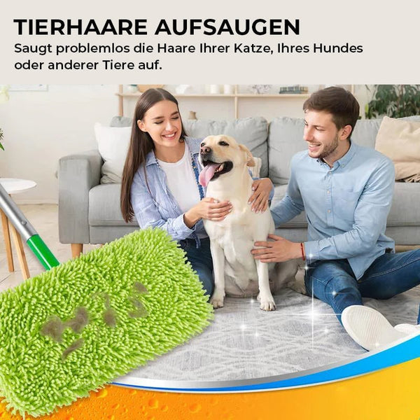 Sakerplus® Ersatz-Wischbezüge aus Chenille für die Bodenreinigung