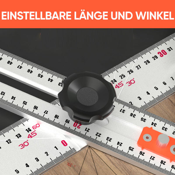 Sakerplus® 4-IN-1 Bohrer-Positionierungslineal