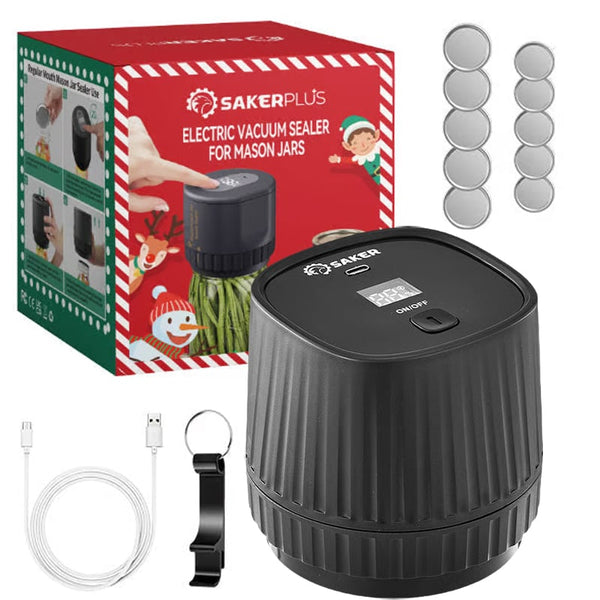 Sakerplus® Elektrischer Vakuumierer für Einmachgläser