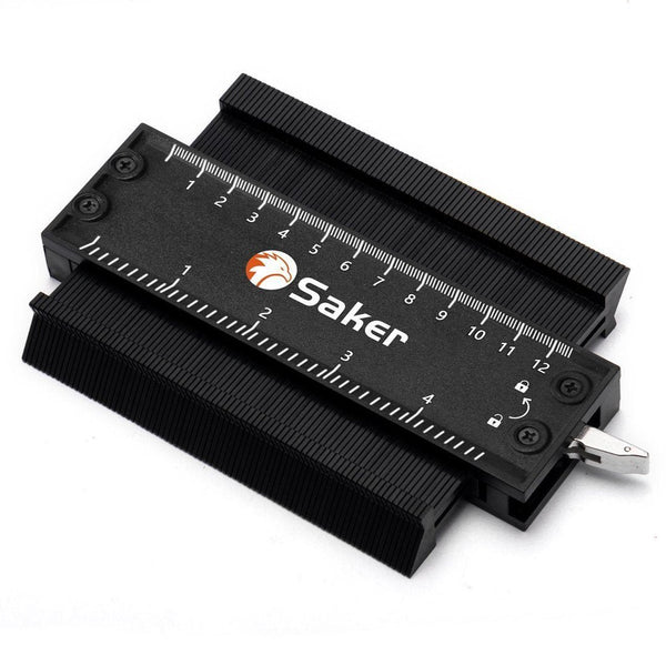 Sakerplus® 12/25CM Konturenlehre Profillehre - Vervielfältigungslehre mit Schloss