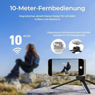 Sakerplus® Fun Shot Magnetgriff & Magnetisches Selfie-Licht