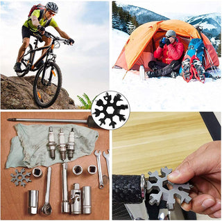 Sakerplus® 18-in-1 Schneeflocken Multi Tool