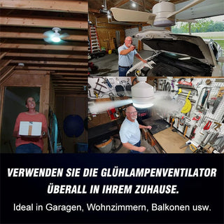 Sakerplus® Deckenventilator mit Licht