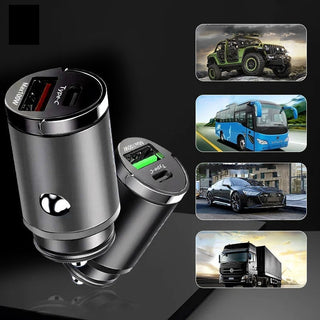 Sakerplus® Metall-Ziehring Schnellladegerät Fürs Auto (Unsichtbares Design)