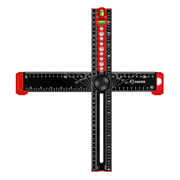 Sakerplus® 4-IN-1 Bohrer-Positionierungslineal