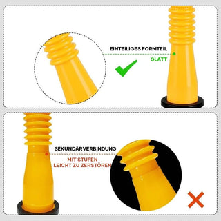 Sakerplus® Benzinkanister-Auslauf-Ersatz Mit Flexibler Anti-Verschütt-Düse