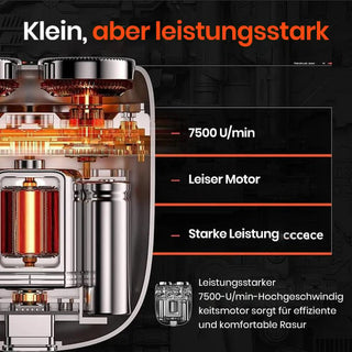 Sakerplus® Mini-Elektrorasierer mit Doppelkopf