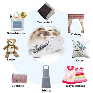 Saker Tragbare Mini Handnähmaschine