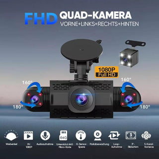 Sakerplus® 4-Kanal-FHD-Dashcam