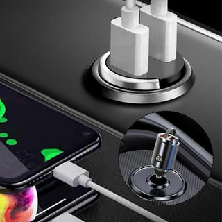 Sakerplus® Metall-Ziehring Schnellladegerät Fürs Auto (Unsichtbares Design)