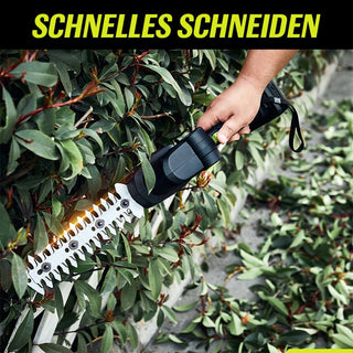 Sakerplus® 2-in-1 Akku Grasschere & Heckenschere