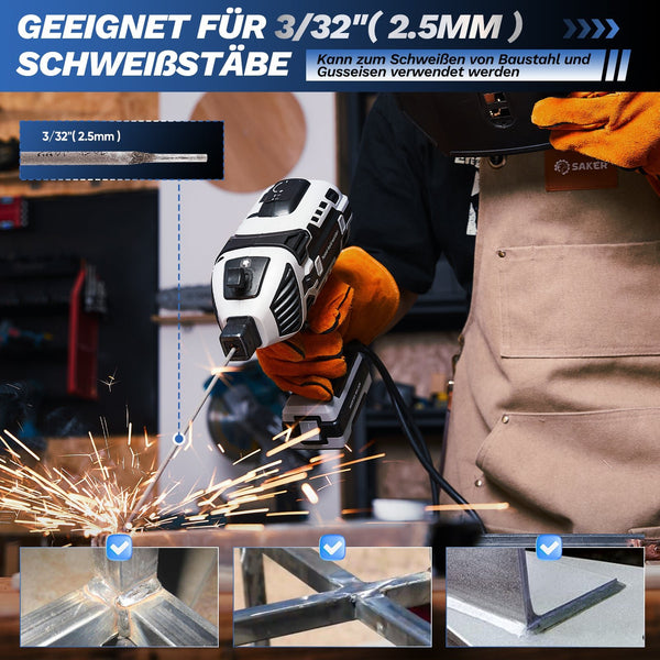 Sakerplus® Tragbares Schweißgerät