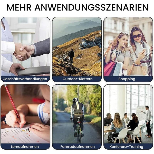 Sakerplus® Körperkamera/Camcorder, kabellos