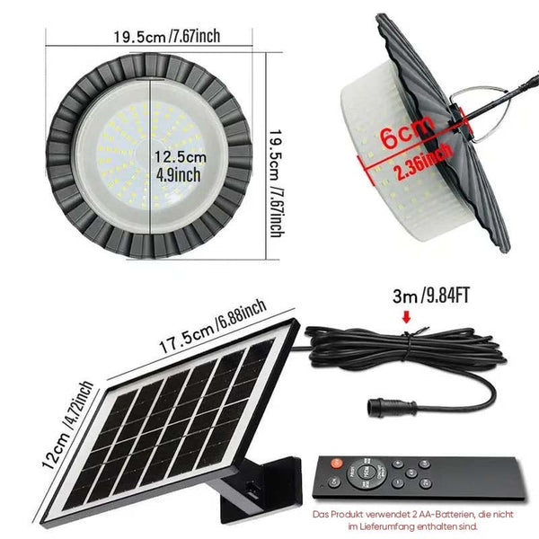 Sakerplus®  Solar Schuppen Scheunenlicht