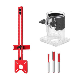 Sakerplus® 4 IN I FRÄSSCHABLONE FÜR RUNDE NUTEN