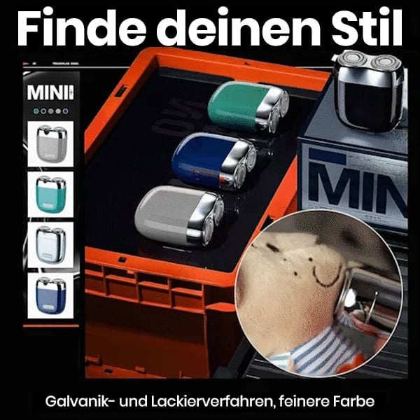 Sakerplus® Mini-Elektrorasierer mit Doppelkopf
