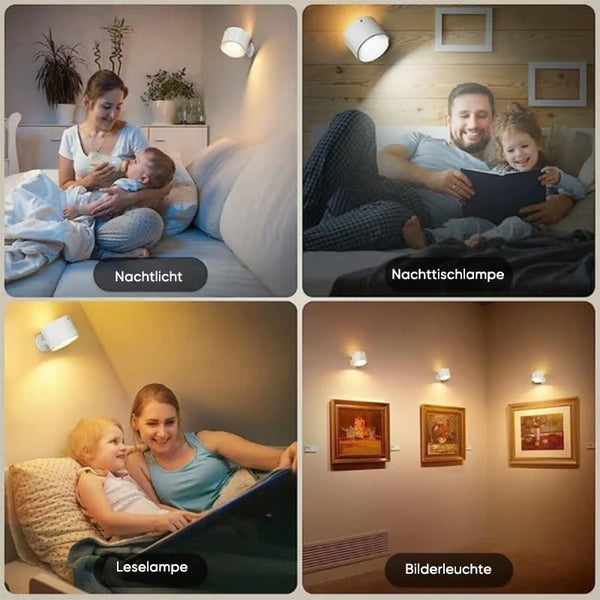 Sakerplus® LED-Wandlampe, magnetisch