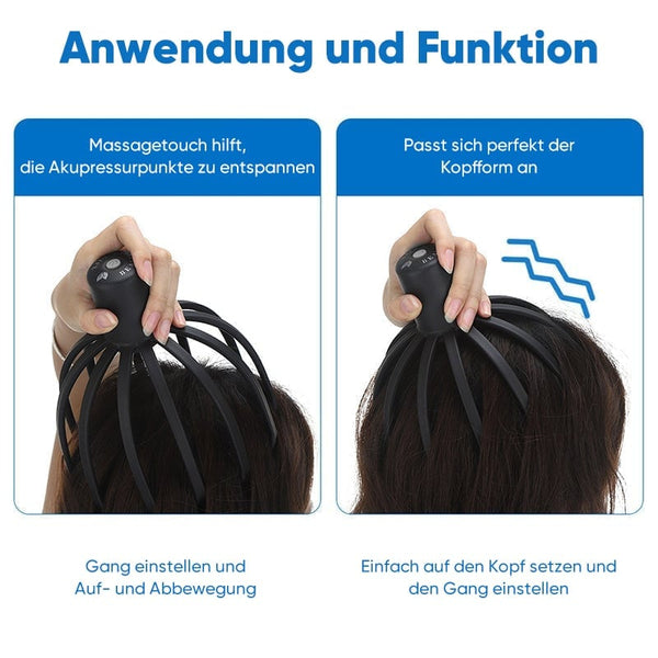 Sakerplus® Oktopus-Kopfmassager