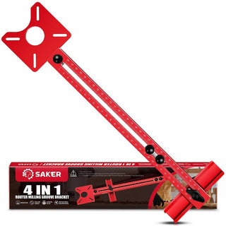 Sakerplus® 4 IN I FRÄSSCHABLONE FÜR RUNDE NUTEN
