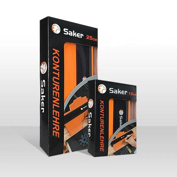 Sakerplus® 12/25CM Konturenlehre Profillehre - Vervielfältigungslehre mit Schloss