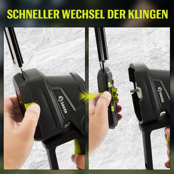 Sakerplus® 2-in-1-Gras- und Heckenschere mit Akku
