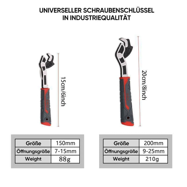 Sakerplus® Schraubenschlüssel mit Selbstsperre, multifunktional