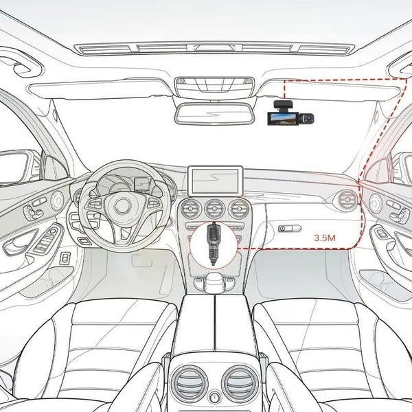 Sakerplus® Front- und Rückfahrkamera