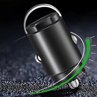 Sakerplus® Metall-Ziehring Schnellladegerät Fürs Auto (Unsichtbares Design)